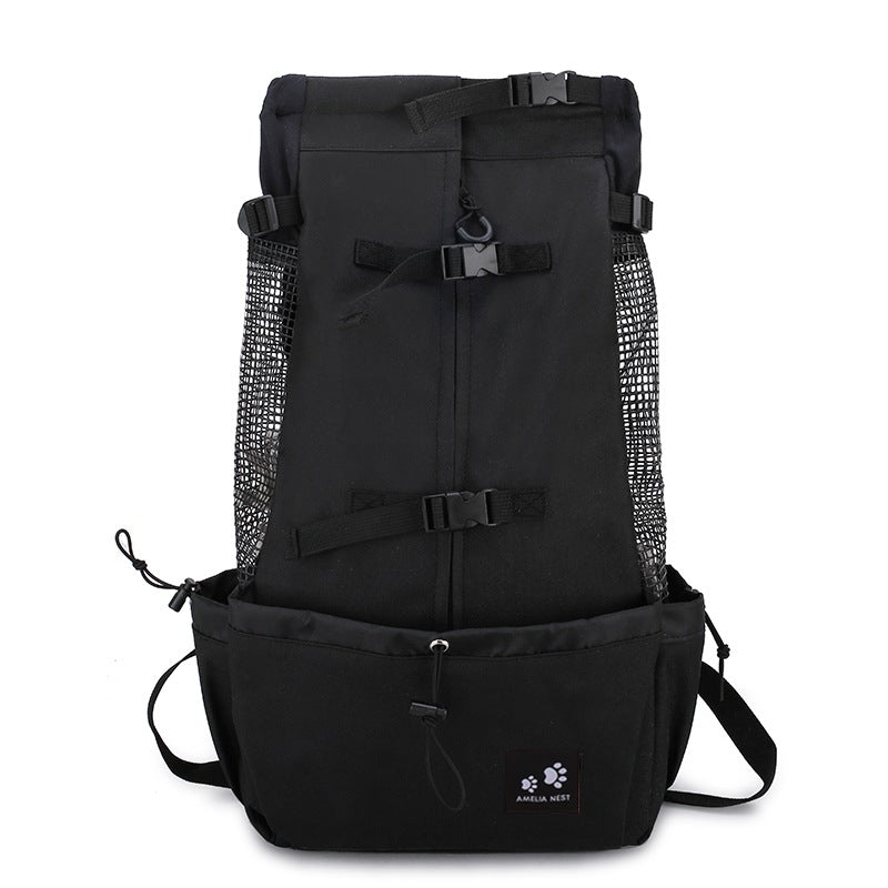 Portable Dog Carrier Backpack – Comfortable Travel Carrier for Small Dogs & Puppies