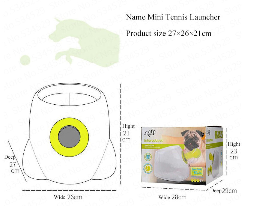 Automatic Dog Ball Launcher – Interactive Self-Playing Fetch Toy for Dogs