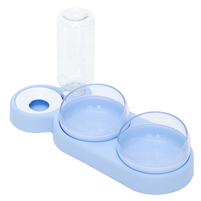 Automatic Feeder Bowl With Water Fountain