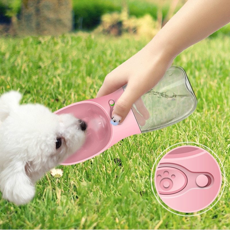 Portable Dog Water Bottle – Leakproof Travel Water Dispenser for Dogs & Cats