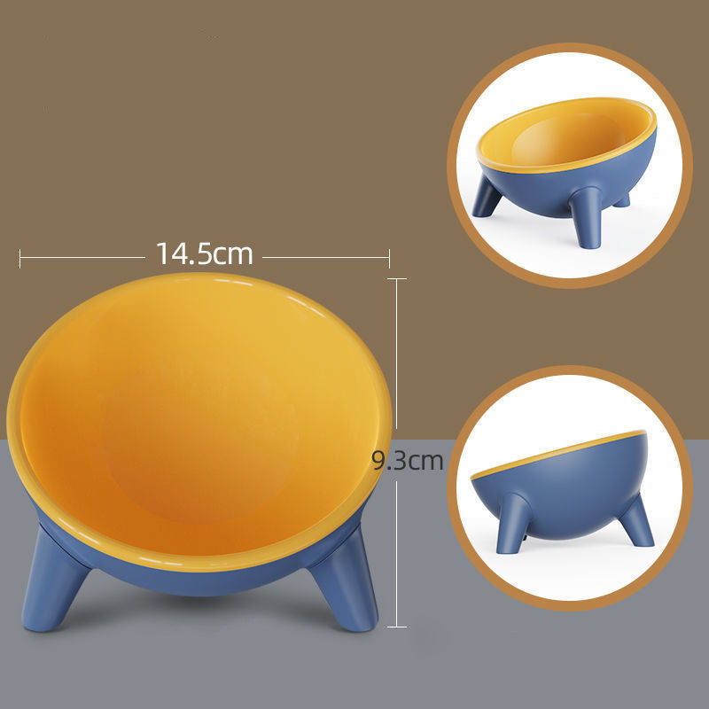 15° Elevated Pet Bowl with Stand – Comfortable Feeding for Cats & Dogs