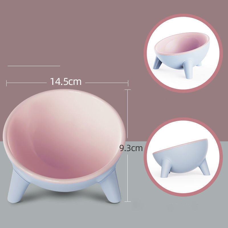 15° Elevated Pet Bowl with Stand – Comfortable Feeding for Cats & Dogs