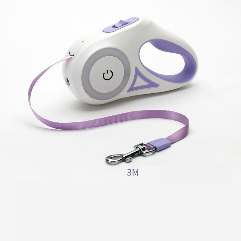 Retractable Dog Leash with Collar – 3M/5M Automatic No-Pull Pet Lead for Small, Medium & Large Dogs