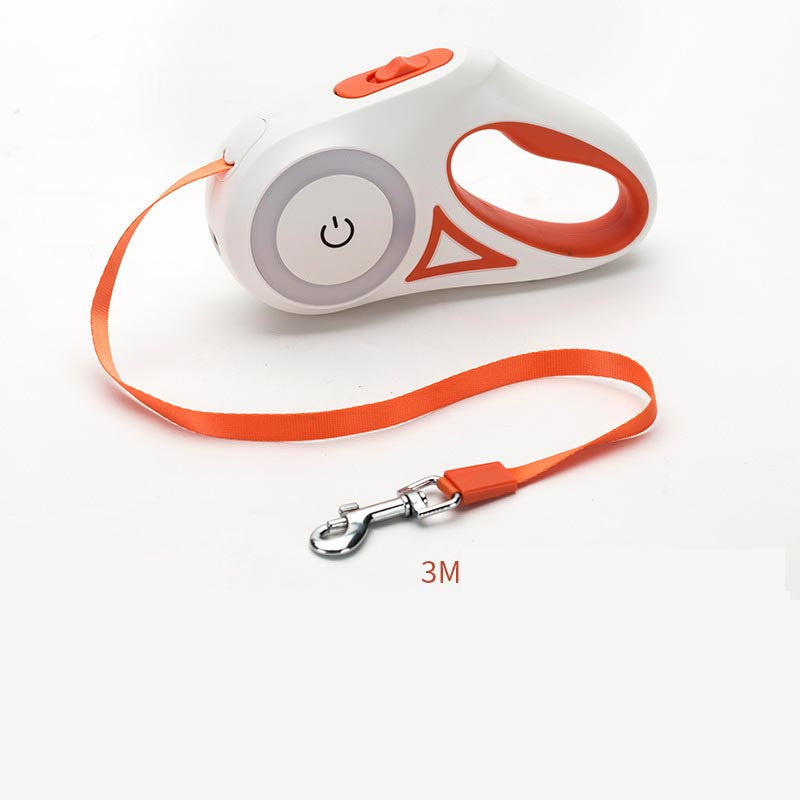 Retractable Dog Leash with Collar – 3M/5M Automatic No-Pull Pet Lead for Small, Medium & Large Dogs