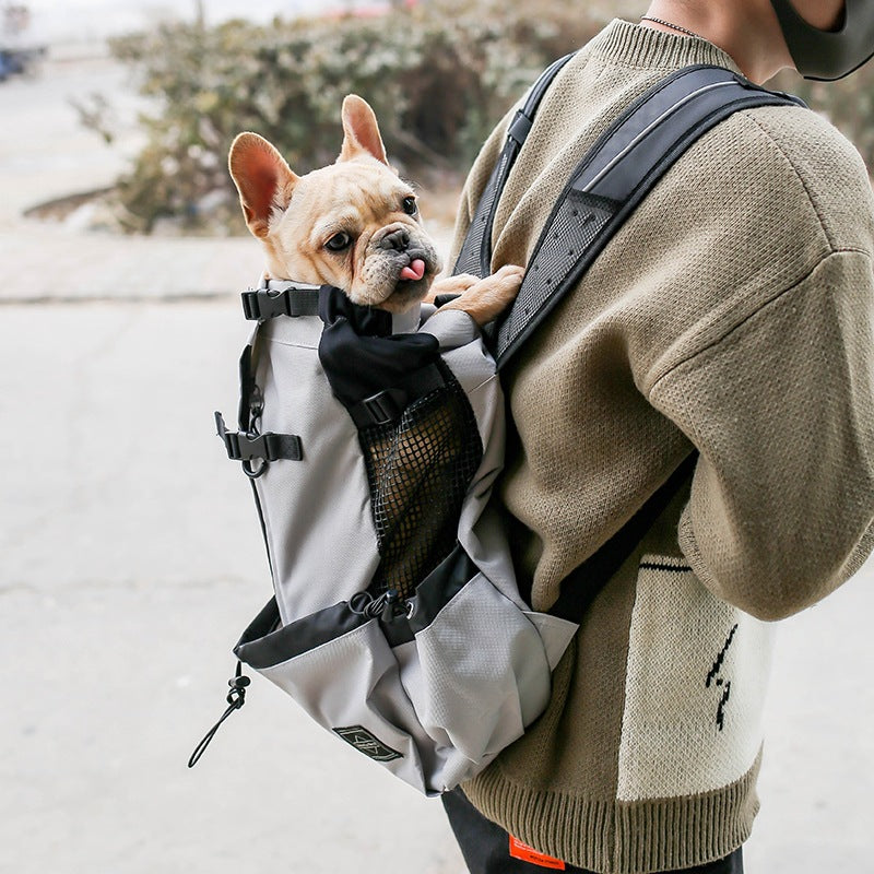 Portable Dog Carrier Backpack – Comfortable Travel Carrier for Small Dogs & Puppies
