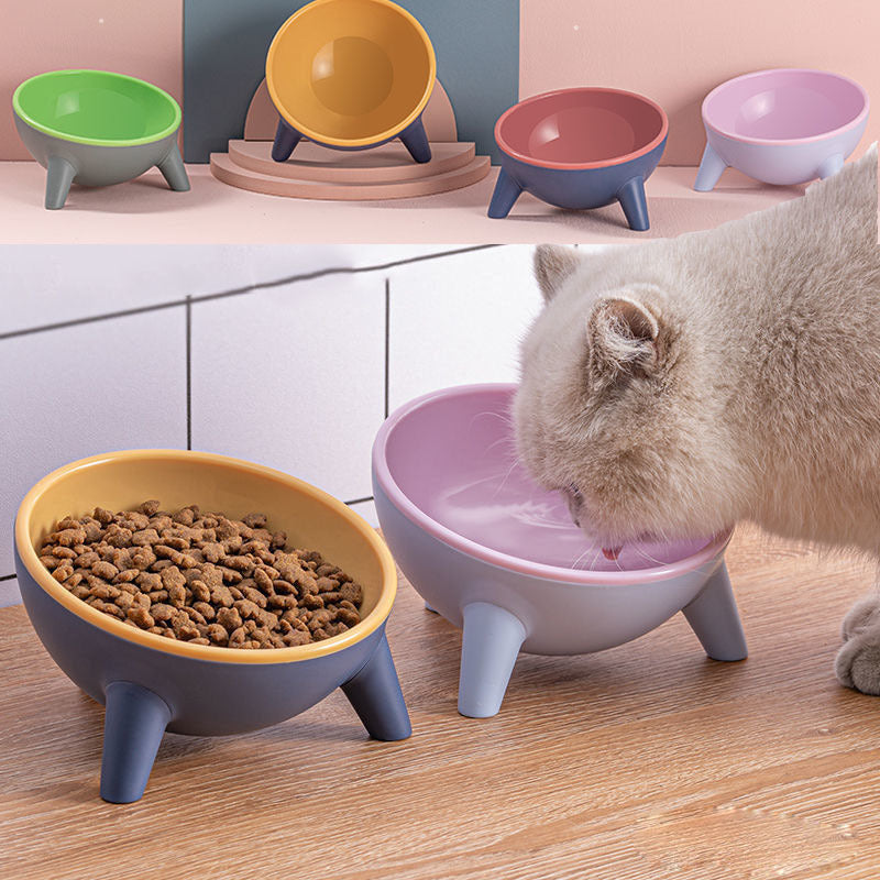 15° Elevated Pet Bowl with Stand – Comfortable Feeding for Cats & Dogs