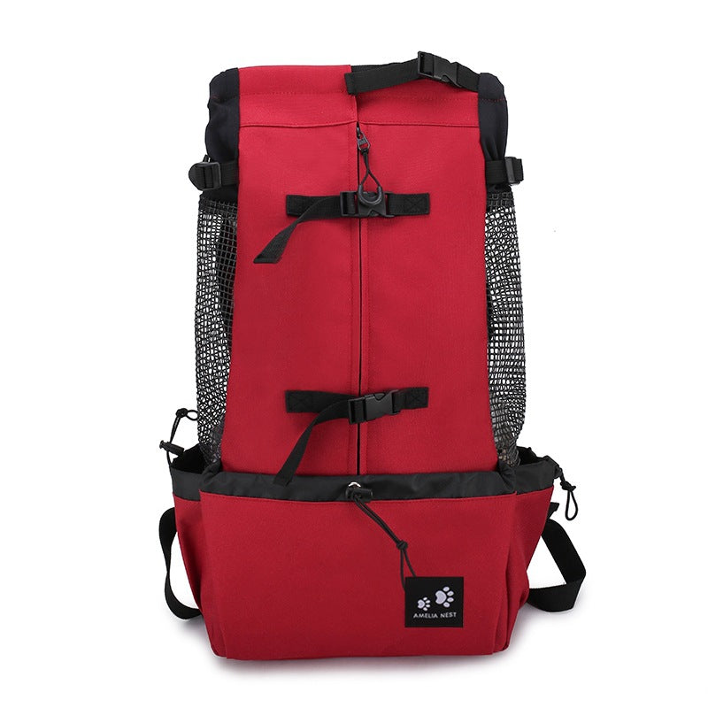 Portable Dog Carrier Backpack – Comfortable Travel Carrier for Small Dogs & Puppies