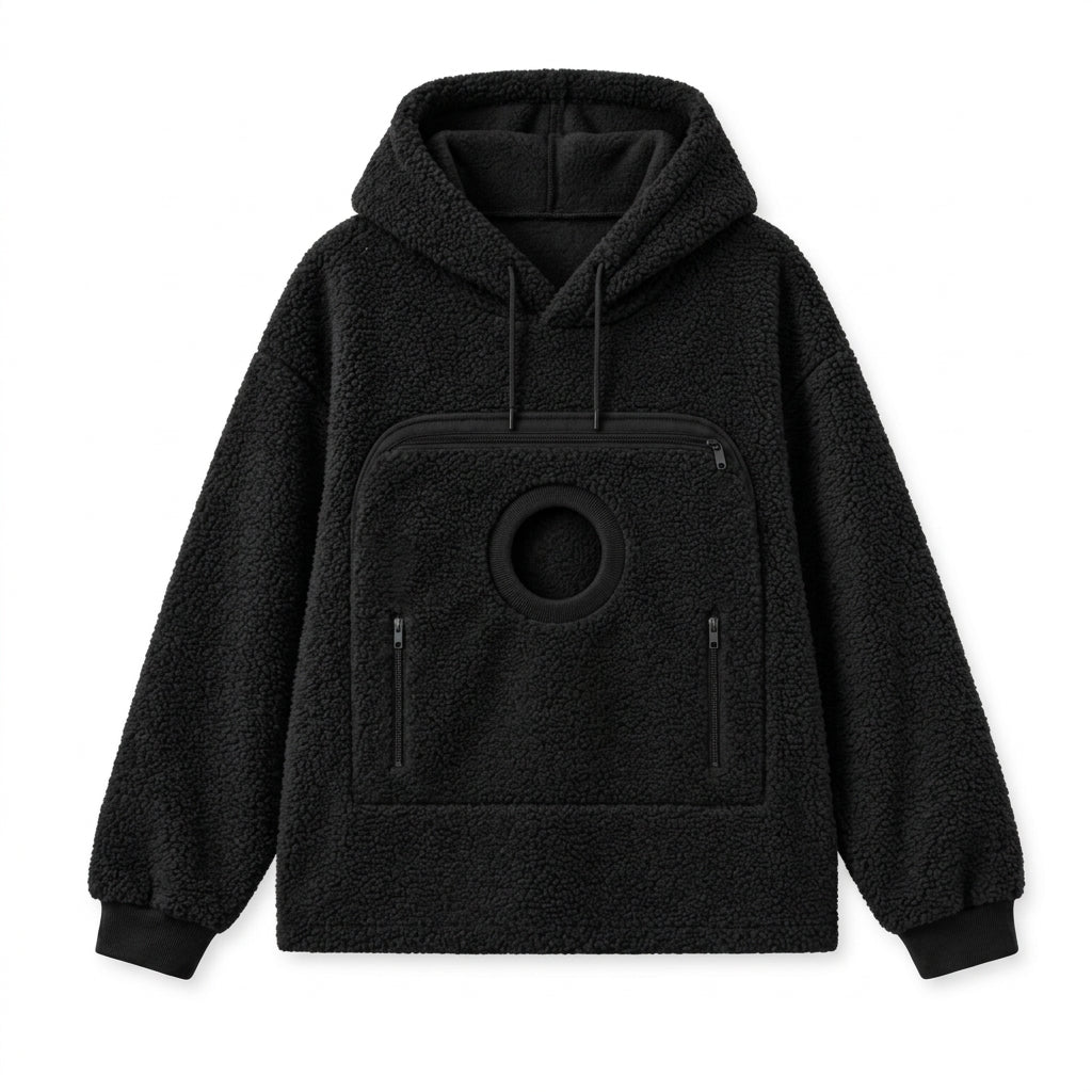 Pouch Hoodie for Dogs & Cats — Hands-Free Pet Carrier