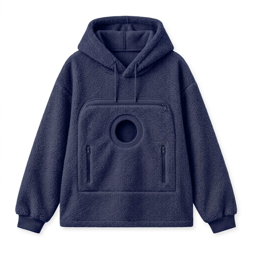 Pouch Hoodie for Dogs & Cats — Hands-Free Pet Carrier