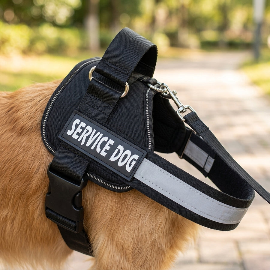 Adjustable Dog Harness with Leash – Comfortable & Secure Walking
