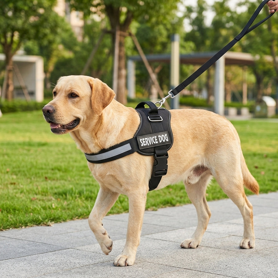 Adjustable Dog Harness with Leash – Comfortable & Secure Walking