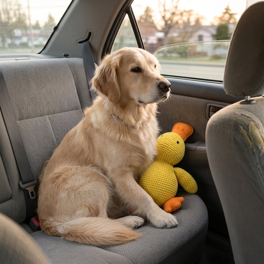 Calming Duck Dog Toy – Plush Comfort Companion for Dogs & Puppies