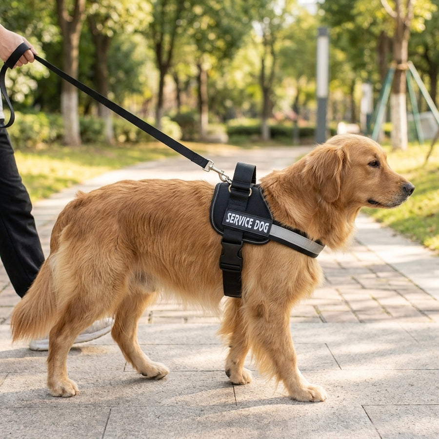 Adjustable Dog Harness with Leash – Comfortable & Secure Walking