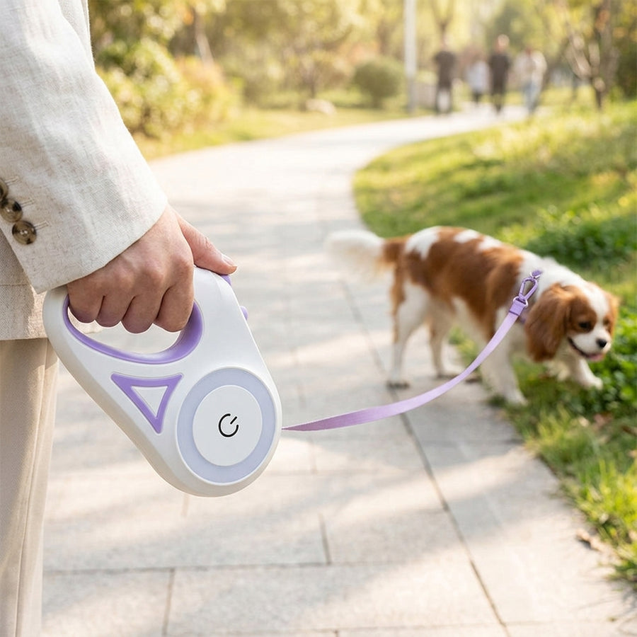 Retractable Dog Leash with Collar – 3M/5M Automatic No-Pull Pet Lead for Small, Medium & Large Dogs