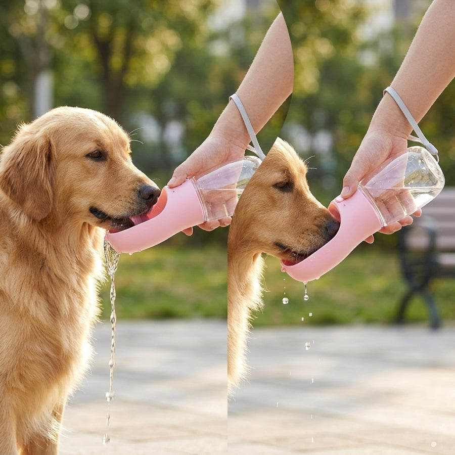 Portable Dog Water Bottle – Leakproof Travel Water Dispenser for Dogs & Cats
