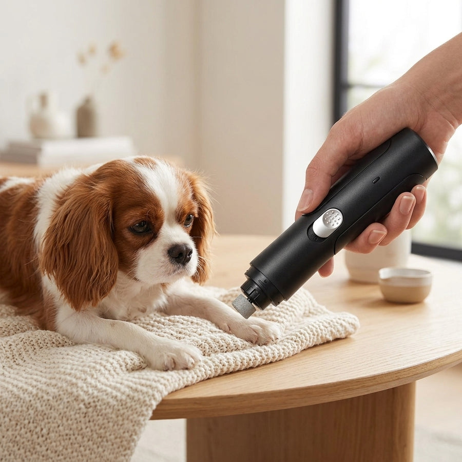 Rechargeable Pet Nail Grinder & Trimmer – Gentle Nail Care for Dogs & Cats