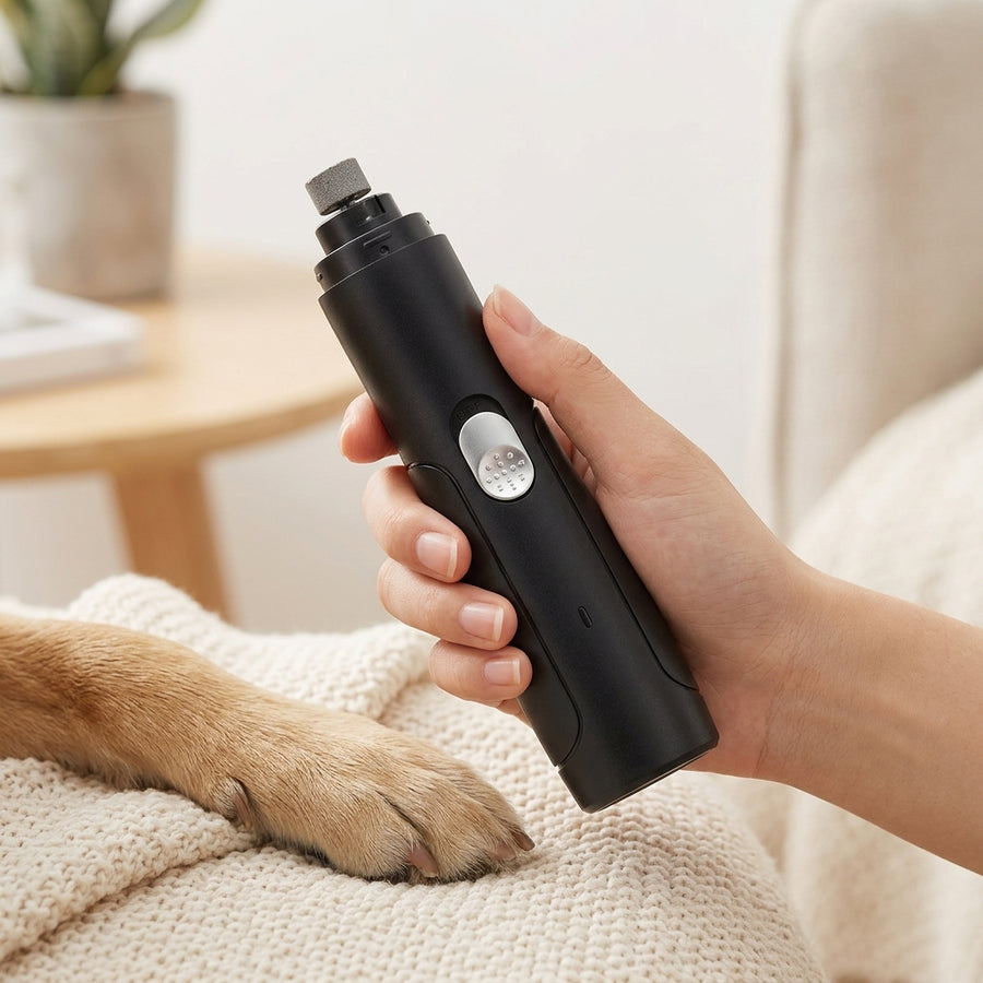 Rechargeable Pet Nail Grinder & Trimmer – Gentle Nail Care for Dogs & Cats