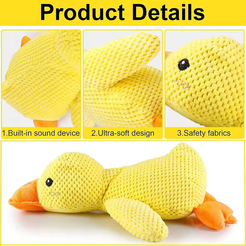 Calming Duck Dog Toy – Plush Comfort Companion for Dogs & Puppies