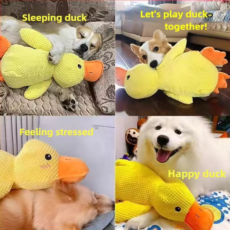 Calming Duck Dog Toy – Plush Comfort Companion for Dogs & Puppies