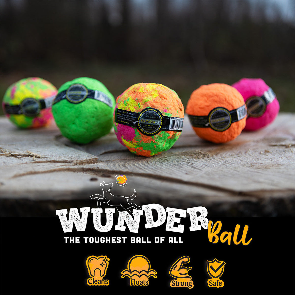 WUNDERball™ – The Ultimate Unpredictable Fetch Ball for Dogs