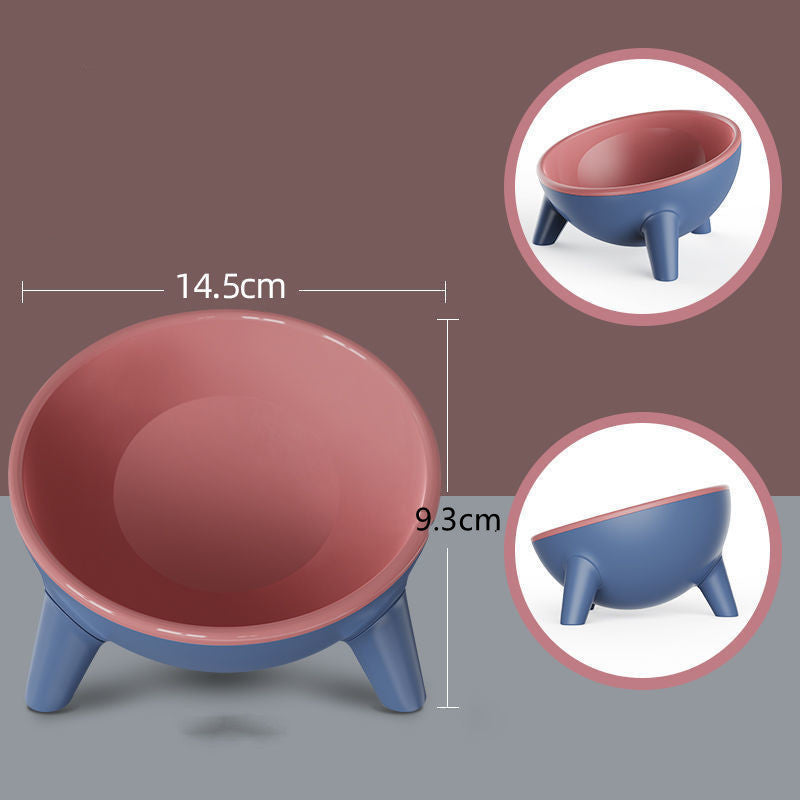 15° Elevated Pet Bowl with Stand – Comfortable Feeding for Cats & Dogs