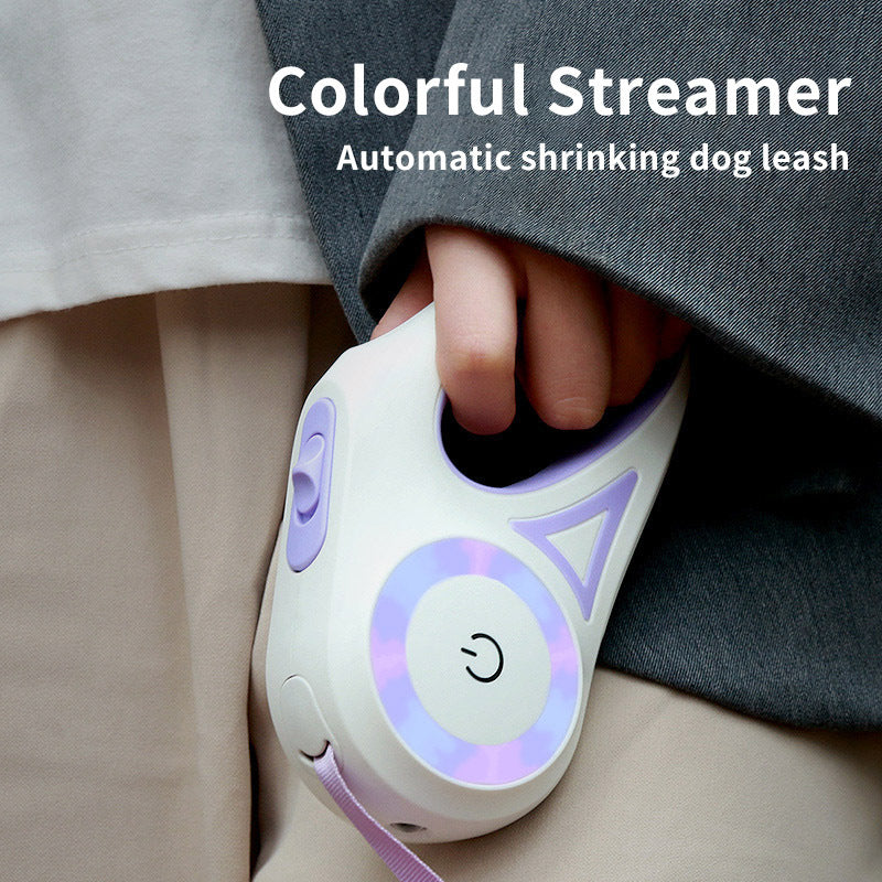 Retractable Dog Leash with Collar – 3M/5M Automatic No-Pull Pet Lead for Small, Medium & Large Dogs