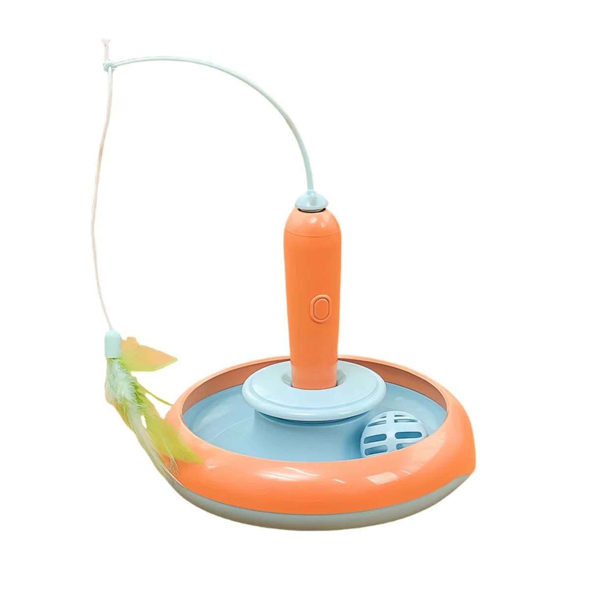 2 In 1 Pet Cat Toy With Feather