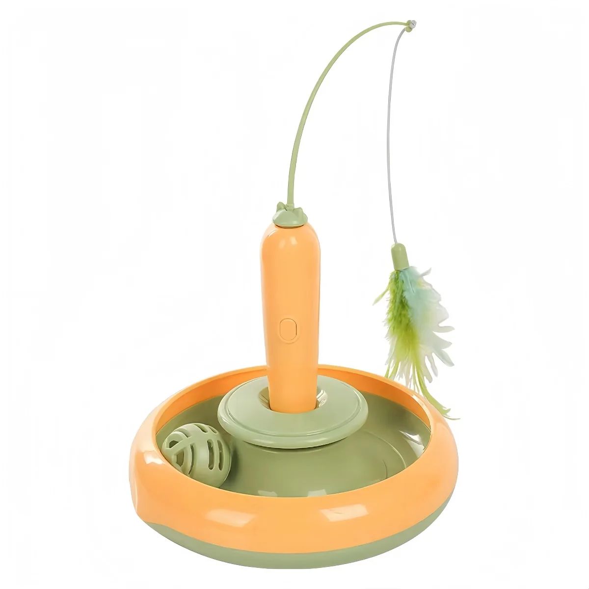 2 In 1 Pet Cat Toy With Feather