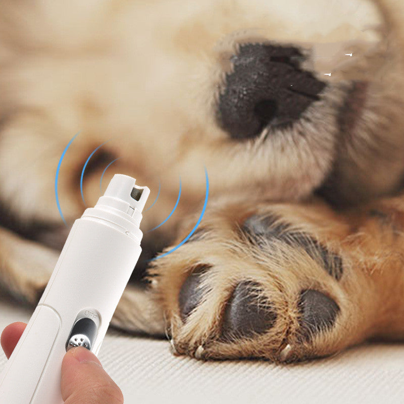 Rechargeable Pet Nail Grinder & Trimmer – Gentle Nail Care for Dogs & Cats