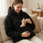 Pouch Hoodie for Dogs & Cats — Hands-Free Pet Carrier